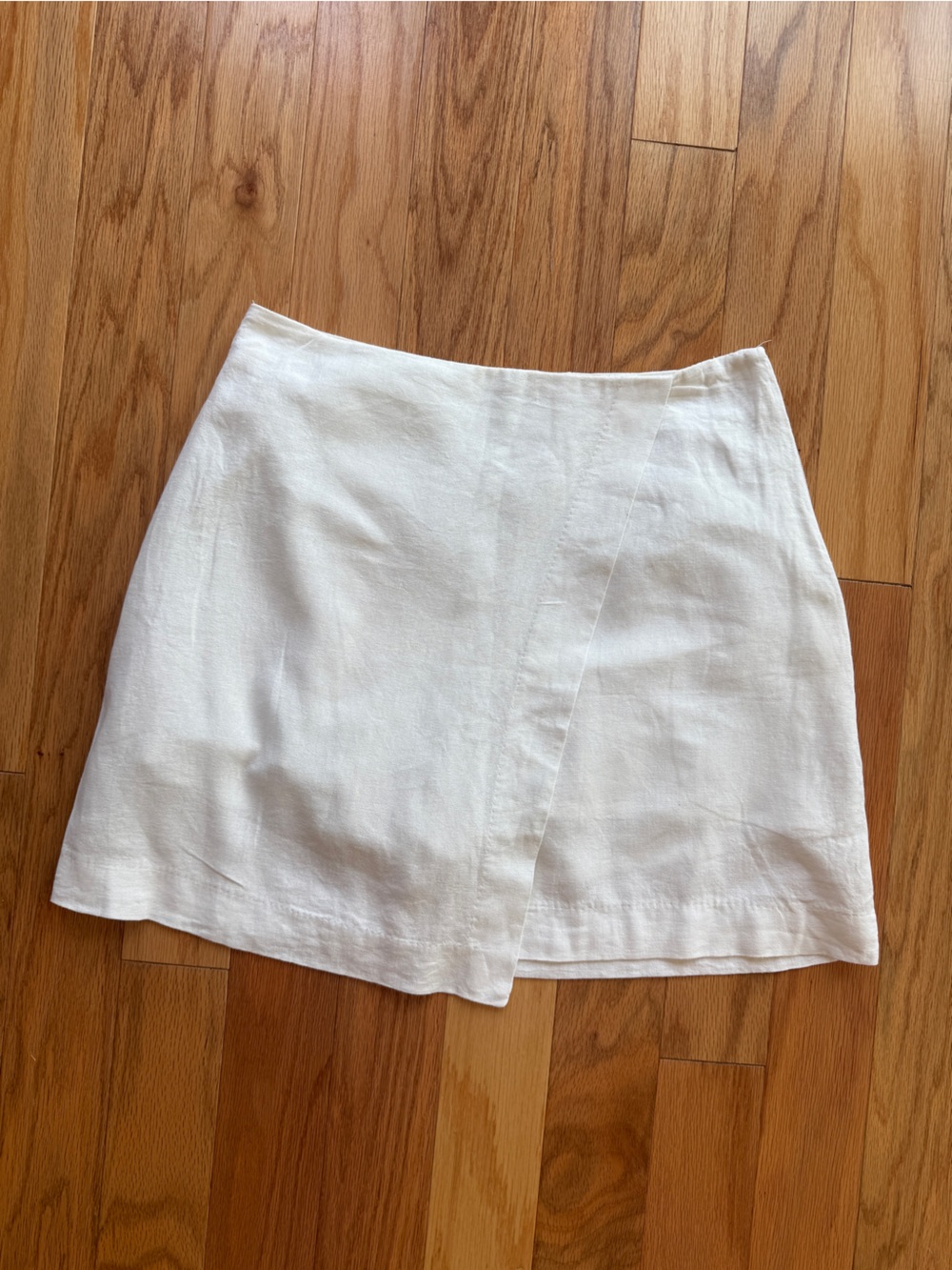 a new day White Linen Skort